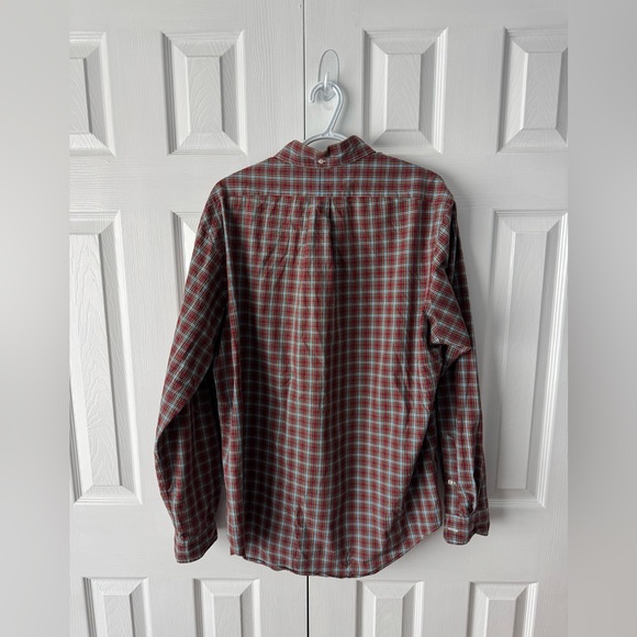 Vintage Polo XL Light Blue, Green & Red Plaid Button Down – Custom Fit - Picture 4 of 9